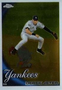 2010 topps chrome #165 derek jeter new york yankees mlb baseball card nm-mt