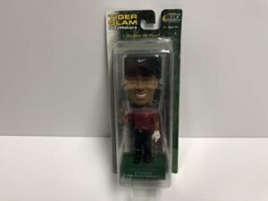 tiger woods tiger slam 2001 masters tournament golf champion bobble bobblehead with great bobbing action and collectible trading card