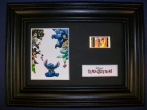 lilo & stitch framed film cell display collectible movie memorabilia complements poster book theater