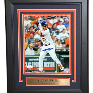 Yulieski Yuli Gurriel Autographed 8x10 Photo Framed Houston Astros JSA