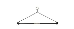 in the breeze garden flag accessory – attached ring for easy hanging – holds up to 12.5 inch flags, black,4919