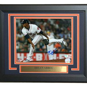 Bryan Abreu Autographed 8x10 Photo Framed Houston Astros TRISTAR