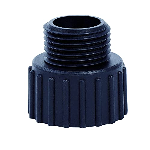 FLUENTPOWER 3/4" Standard Garden Hose Fitting for Submersible Sump Pump, Convert MNPT 1" to GHT 3/4" Thread