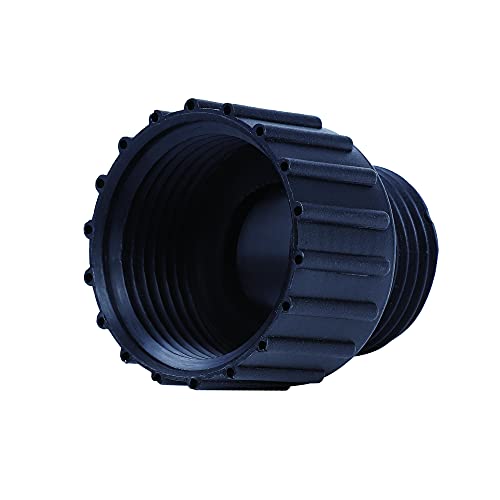 FLUENTPOWER 3/4" Standard Garden Hose Fitting for Submersible Sump Pump, Convert MNPT 1" to GHT 3/4" Thread