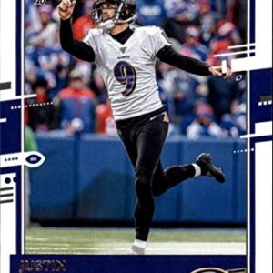 2020 Donruss #37 Justin Tucker Baltimore Ravens NFL Football Card NM-MT