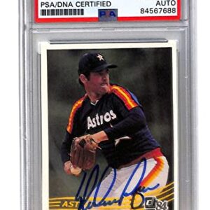 Nolan Ryan Signed 1984 Donruss #60 Autographed Astros PSA/DNA *7688