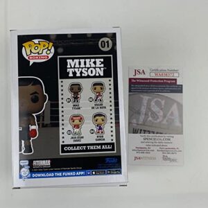 Autographed/Signed Mike Tyson Funko Pop Boxing #01 Figurine JSA COA