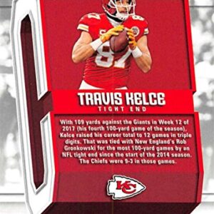 2018 Score Captains #10 Travis Kelce Kansas City Chiefs Football Card