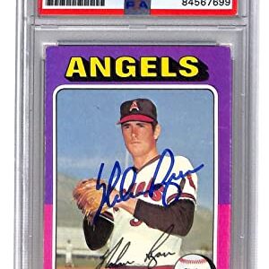 Nolan Ryan Signed 1975 Topps #500 Autographed Angels PSA/DNA