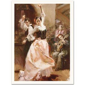 pino,”dancing in barcelona”, canvas