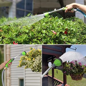 STYDDI 15" Watering Wand for Garden Hose with Thumb Control, 15-Inch Garden Hose Sprayer Wand with 8 Adjustable Spray Patterns, Perfect for Lawns and Gardens