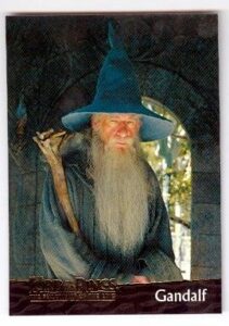ian mckellen trading card lord of the rings 2001 topps #2 gandalf