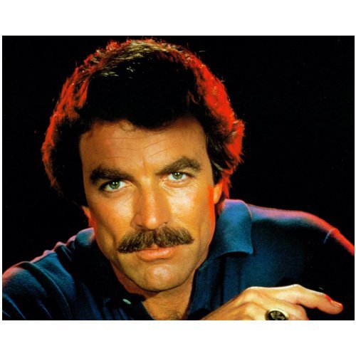 Tom Selleck 8x10 Photo Magnum PI Blue Blood headshot