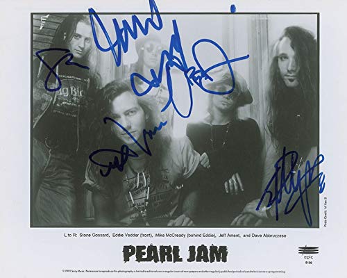 Pearl Jam rock band reprint signed 8x10 promo photo RP Eddie Vedder