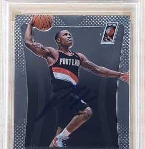 Damian Lillard Autographed 2012 Panini Prizm Rookie Card #245 Portland Trail Blazers PSA 9 Auto Grade Gem Mint 10 On Card PSA/DNA #63156061 - Unsigned Basketball Cards