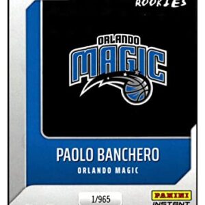 PAOLO BANCHERO RC 2022-23 Panini Instant Spotlight Rookies /965#1 Magic NM+-MT+ NBA Basketball