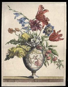 [still-life of flowers in a vase]