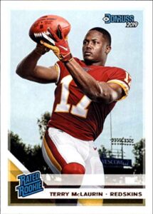 2019 donruss football rated rookie #329 terry mclaurin washington official nfl football rc rookie card made by panini