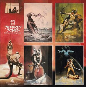 fpg 1993 fantasy art of jeffrey jones promo oversize card 7 1/2″ x 7 1/2″” nm