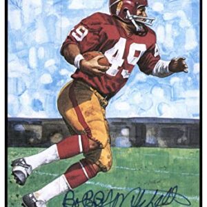 Bobby Mitchell Signed Goal Line Art Card GLAC Autographed NFL Washington PSA/DNA