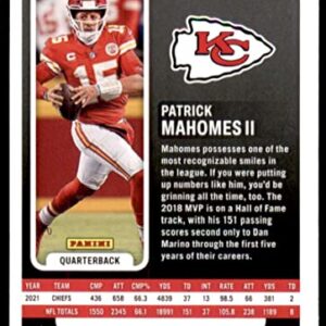 2022 Panini Absolute #38 Patrick Mahomes II Kansas City Chiefs Football Trading Card