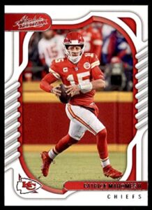 2022 panini absolute #38 patrick mahomes ii kansas city chiefs football trading card