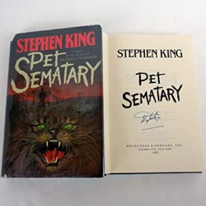 Stephen King Signed Autograph Pet Sematary 1st Edition/1st Printing Y38 HC Book