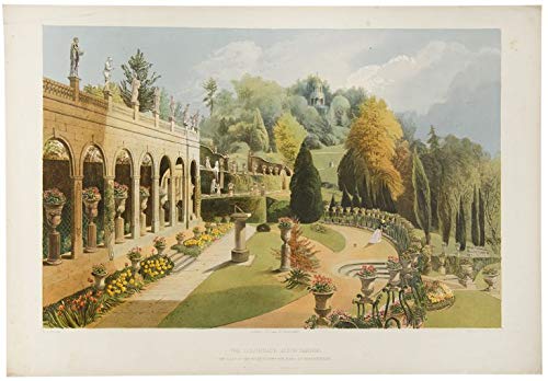 The Colonnade, Alton Gardens. The Seat of the Right Hnble. The Earl of Shrewsbury