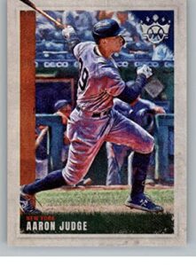 2022 panini diamond kings #115 aaron judge sp short print new york yankees baseball trading card