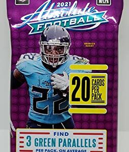 2021 Panini Absolute NFL Football CELLO/VALUE box (12 pks/bx)