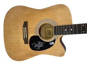 vince gill signed autographed full size acoustic guitar the eagles beckett coa