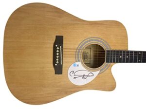 carrie underwood signed autographed full size acoustic guitar beckett coa