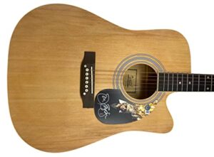 jon bon jovi signed autographed full size acoustic guitar bon jovi beckett coa