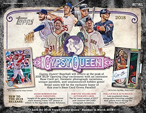 2018 Topps Gypsy Queen Baseball Blaster Box (8 Packs/Box) - Possible Autograph, Rookie Cards, Inserts Parallels