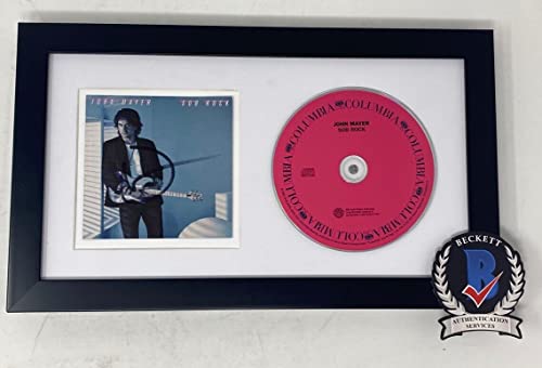 John Mayer Signed Autographed Sob Rock Framed Matted CD Display Beckett COA
