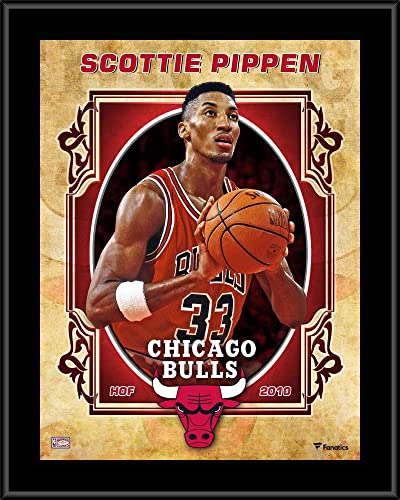 Scottie Pippen Chicago Bulls 10.5" x 13" Sublimated Hardwood Classics Player Plaque - NBA Team Plaques and Collages