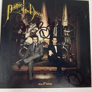 Panic! At The Disco Signed Vices & Virtues Framed CD Brendon Urie +3 ACOA COA