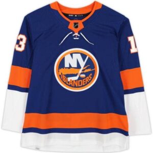 Mathew Barzal New York Islanders Autographed Blue Adidas Authentic Jersey - Autographed NHL Jerseys