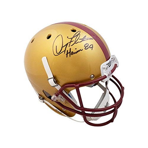 Doug Flutie Heisman 84 Autographed Boston College Replica Full-Size Football Helmet - BAS COA