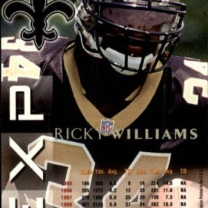 1999 Playoff Prestige EXP Football Rookie Card #39 Ricky Williams