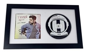 thomas rhett signed autographed life changes framed cd display country acoa coa