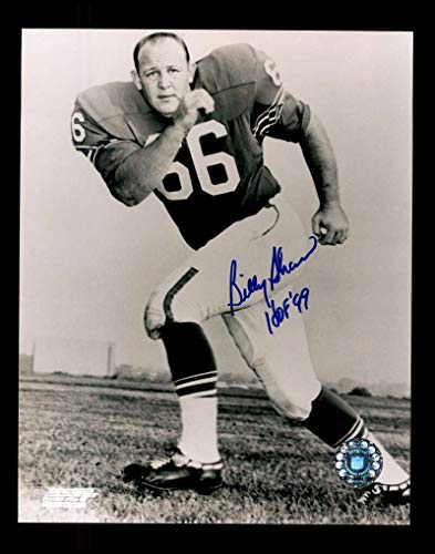 Billy Shaw HOF 99 Hand Signed 8x10 Photo Autograph Buffalo Bills