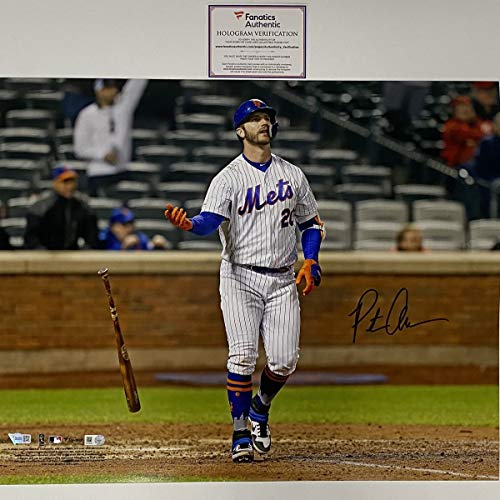 Autographed/Signed Pete Alonso New York Mets 16x20 Baseball Photo Fanatics COA