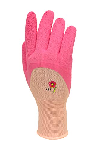 Women Gardening Gloves with Micro Foam Coating - Garden Gloves Texture Grip - Women’s Work Gloves 3 Pair Pack - Working Gloves For Weeding, Digging, Raking and Pruning