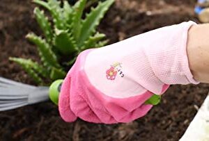 Women Gardening Gloves with Micro Foam Coating - Garden Gloves Texture Grip - Women’s Work Gloves 3 Pair Pack - Working Gloves For Weeding, Digging, Raking and Pruning