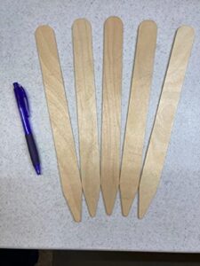50 wooden 12″ l x 1-1/8″ w, plant stake labels for field or containers new 12 inch size wood