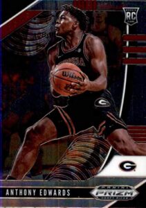 2020-21 panini prizm draft picks #1 anthony edwards nm-mt georgia bulldogs basketball