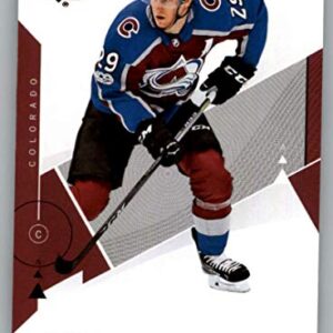 2018-19 SP Authentic Hockey #85 Nathan MacKinnon Colorado Avalanche Official NHL Trading Card From Upper Deck (UD)