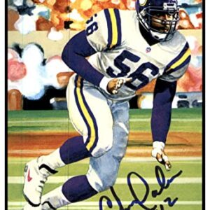 Chris Doleman Signed Goal Line Art Card GLAC Autographed w/HOF Vikings PSA/DNA