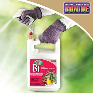 Bonide Captain Jack's Thuricide BT, 128 oz Ready-to-Use with Sprayer, Kills Worms and Caterpillars in Home Garden, For Organic Gardening